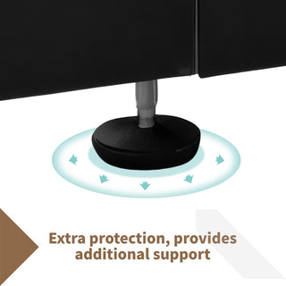 1100LBS Heavy Duty Wheeled Umbrella Base – Detachable Steel Patio Umbrella Stand for Large Cantilever Umbrellas