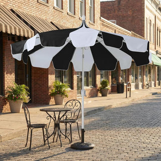 10FT Pagoda Patio Umbrella with Crank Lift & Tilt – Adjustable Outdoor Market Umbrella in Mint Green, Navy Blue & Black