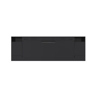 Stylish Electric Fireplace with Suspended LED Light (50"/60")