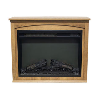 28-Inch TV Media Entertainment Center with Electric Fireplace