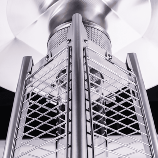 40,000 BTU Propane Quartz Tube Patio Heater with Adjustable Heat & Wheels for Patio, Backyard & Outdoor Gatherings