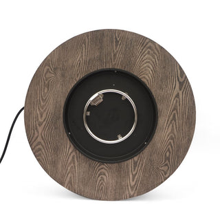 Round Iron Fire Pit – 50,000 BTU Outdoor Propane Gas Heater with External Tank Design