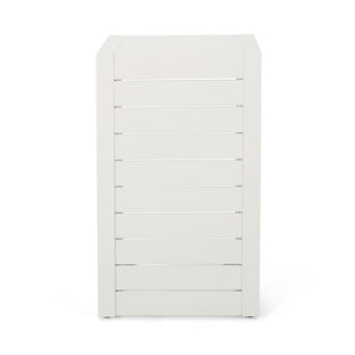 Modern Outdoor C-Shaped Side Table For Patio And Poolside