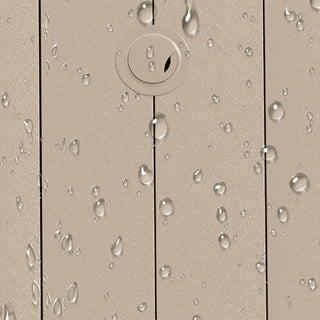 7-Piece Outdoor Patio Dining Set with 6 Stackable Metal Chairs & 52.95" Round Table for Lawn, Garden & Backyard