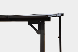 Outdoor Pergola Gazebo,Wall-Mounted Lean to Metal Awning Gazebo with Roof,Large Heavy Duty for Patio,Decks,Backyard