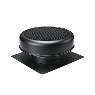 12-Inch Flush-Mount Round Solar Roof Vent Fan, 30W Dual-Power Attic Exhaust Fan with 1200 CFM, 3-Speed Remote & 25°C Auto Start