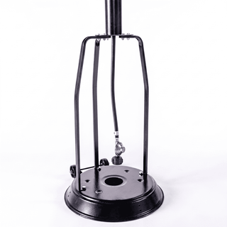 47,000 BTU Stainless Steel Propane Patio Heater with Adjustable Heat & Wheels for Patio, Backyard & Outdoor Gatherings