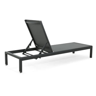 Outdoor Lounge Chair Set Of Two, Made Of Aluminum, Adjustable, Weather-Resistant And UV-Protected, With A Weight Capacity Of 400 Pounds