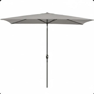 6.5X10 FT Rectangular Patio Umbrella with Crank, Tilt, Polyester UV-Resistant Without base