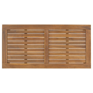 Acacia Classic Outdoor Weather-Resistant Patio Coffee Table – Natural Finish