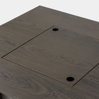 54_inch Iron Fire Pit with Ice Bucket Design