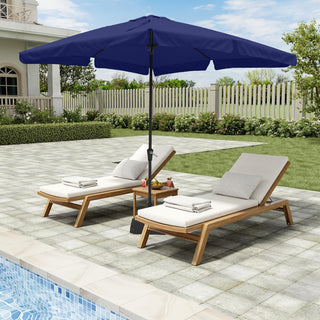 29 lbs. Square Water Filled Patio Umbrella Base in Black