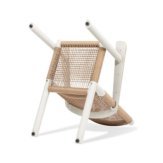 Outdoor Lounge Chair Natural Beige All Weather Wicker