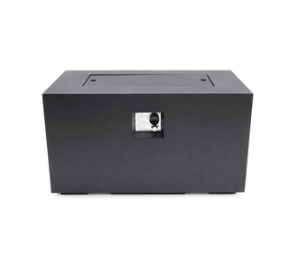 42 Inch Rectangular Propane Fire Pit Table, 50000 BTU Lightweight Concrete Outdoor Gas Fire Table with Lava Rocks, Burner Lid & Waterproof Cover