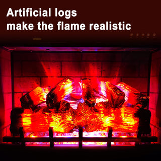 28 Inch Recessed Electric Fireplace Heater – 5120 BTU Built-in Wall Insert