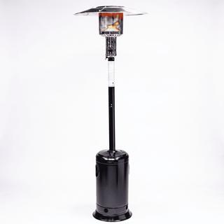 47,000 BTU Stainless Steel Propane Patio Heater with Adjustable Heat & Wheels for Patio, Backyard & Outdoor Gatherings