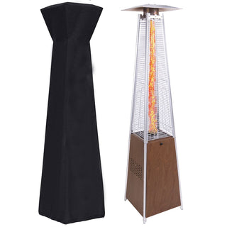 48,000 BTU Outdoor Heaters for Patio Propane with Detachable Wheels, Protective Cover