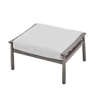 5-Piece Aluminum Outdoor Patio Conversation Set with Swivel Chairs, Ottomans & Side Table for Backyard & Poolside