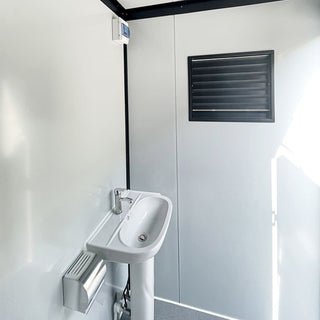 Portable Outdoor Toilet & Shower Cabin – Complete Restroom with Sink, Lighting & Ventilation