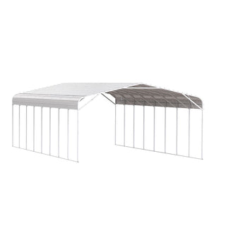 40ft x 20 Ft Heavy Duty Metal Carport Garage – Weatherproof Steel Vehicle Shelter