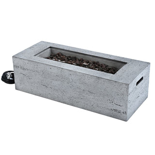 41.9-Inch Propane Fire Pit Table – 40,000 BTU Outdoor Patio Heater with Cover & Lava Rocks