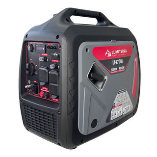 Portable Inverter Generator, 79.7cc 4-Stroke Gas-Powered Generator with Pure Sine Wave Output, ECO Mode, USB Ports & Parallel Capability