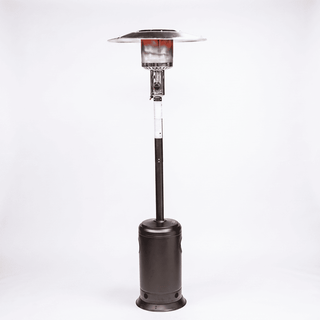 47,000 BTU Stainless Steel Propane Patio Heater with Adjustable Heat & Wheels for Patio, Backyard & Outdoor Gatherings