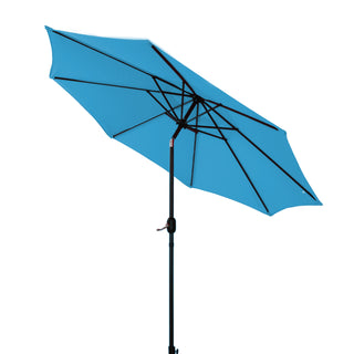 9-ft UV Protective Polyester Crank Market Patio Umbrella (without Umbrella Base)
