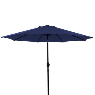 9-ft UV Protective Polyester Crank Market Patio Umbrella (without Umbrella Base)