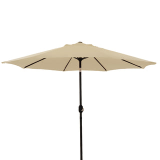 9-ft UV Protective Polyester Crank Market Patio Umbrella (without Umbrella Base)