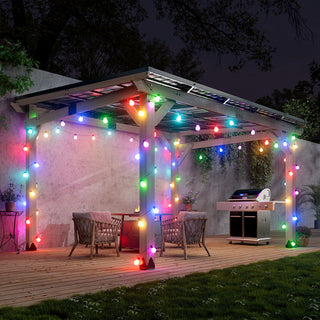 AeroEave Outdoor Cedar Wooden Hardtop Gazebo with Pitched Galvanized Steel Roof