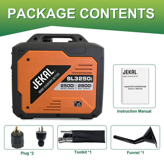 Mondawe 2800/3800/5500-Watt Gasoline Inverter Generator with Stable Power, Low-Oil Shutoff & Overload Protection for RV, Camping & Emergency