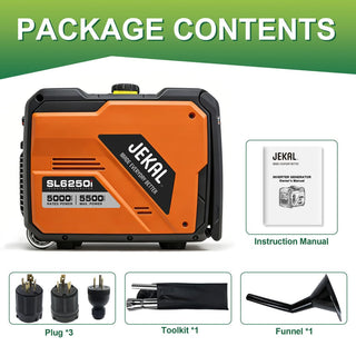Mondawe 2800/3800/5500-Watt Gasoline Inverter Generator with Stable Power, Low-Oil Shutoff & Overload Protection for RV, Camping & Emergency