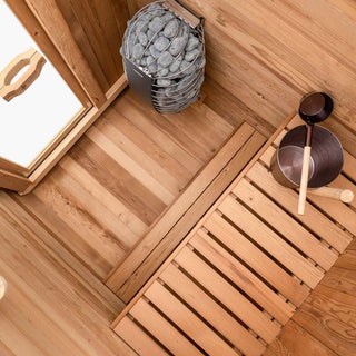 2-Person Outdoor Duo Sauna – Scandinavian Hemlock Steam Sauna for Couples