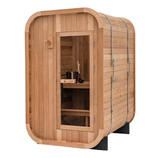 2-Person Outdoor Duo Sauna – Scandinavian Hemlock Steam Sauna for Couples