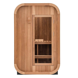 2-Person Outdoor Duo Sauna – Scandinavian Hemlock Steam Sauna for Couples