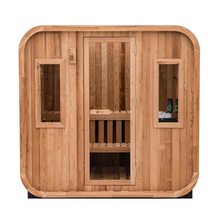 Summit Outdoor Sauna - 6 Person W/ Harvia Spirit 8kW Wi-Fi Heater
