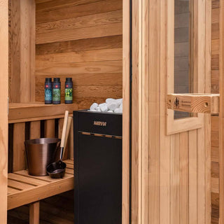 Summit Outdoor Sauna - 6 Person W/ Harvia Spirit 8kW Wi-Fi Heater