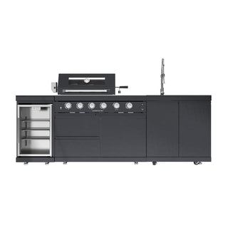 46-Inch 4-Burner 72000 BTU Deluxe Stainless Steel Gas Outdoor Kitchen Bar Barbecue