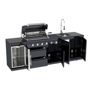 46-Inch 4-Burner 72000 BTU Deluxe Stainless Steel Gas Outdoor Kitchen Bar Barbecue