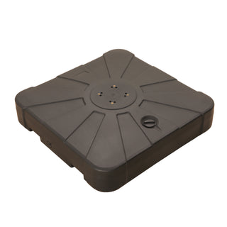 Weather-Resistant HDPE Patio Umbrella Base Square Outdoor Umbrella Stand