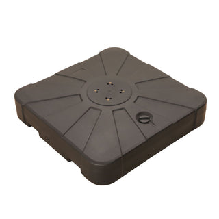 Weather-Resistant HDPE Patio Umbrella Base Square Outdoor Umbrella Stand