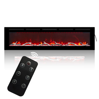 36/42/60/72 Inch 4780 BTU Recessed/Wall-mounted Electric Fireplace