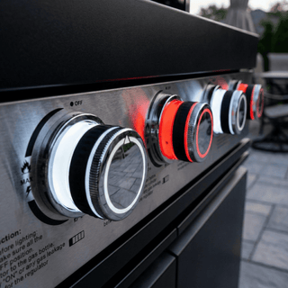 46" Deluxe Outdoor Kitchen Island Gas Grill with 4 Burners, Wine Cooler & Rotisserie – Stainless Steel BBQ Grill with Granite Countertops (72,000 BTU)