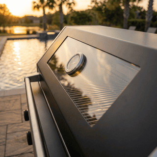 46-Inch 4-Burner 72,000 BTU Deluxe Stainless Steel Outdoor Kitchen Island with Side Burner & Rotisserie