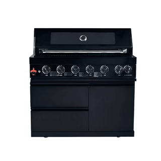 43" Outdoor Island Gas Grill with 6 Burners, Infrared Rear Burner & Rotisserie – 85,000 BTU Stainless Steel BBQ Grill