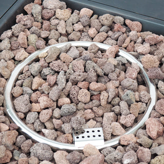 Mondawe 40-Inch Square Propane Fire Pit Table, Outdoor Gas Fire Pit for Patio & Backyard