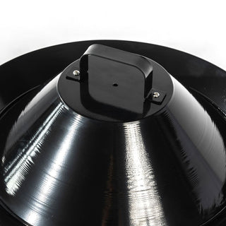 19" Propane Gas Fire Pit, 50000 BTU Round Steel Fire Pit for Outside Patio Deck Garden Backyard-Black