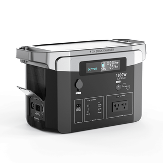 1800W Portable Power Station 1536Wh - Solar Compatible for Outdoor & Home Emergency