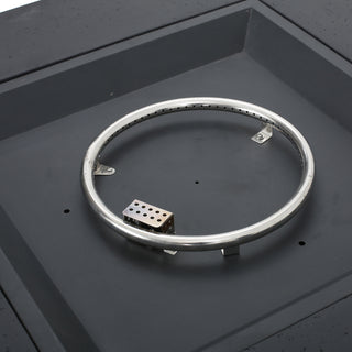 50,000 BTU Square MGO Propane Fire Table, Outdoor Gas Fire Pit with External Tank Design